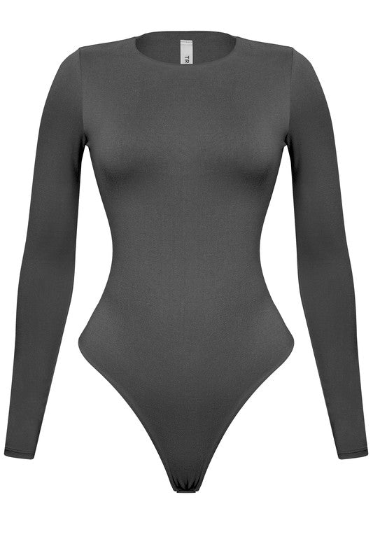 Black Long-sleeve Bodysuit