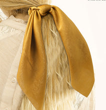 Load image into Gallery viewer, Satin Hair Tie- Mustard
