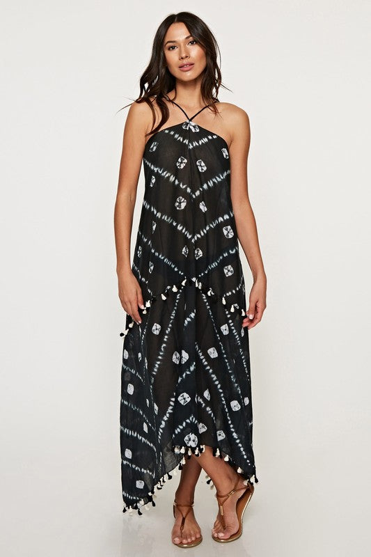 Black/Bone Maxi Tunic