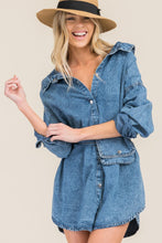 Load image into Gallery viewer, Belted Denim Dress
