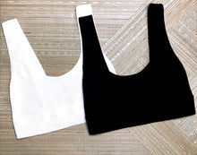 Load image into Gallery viewer, Rib Bralette Top- White
