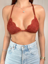 Load image into Gallery viewer, Lace Racerback Bralette- Maroon
