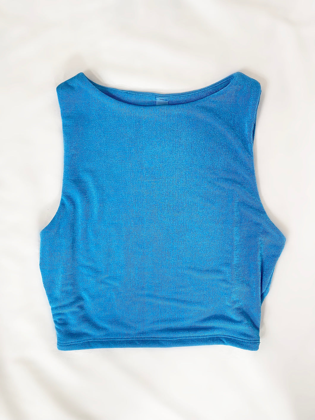 Blue Slinky Tank Top