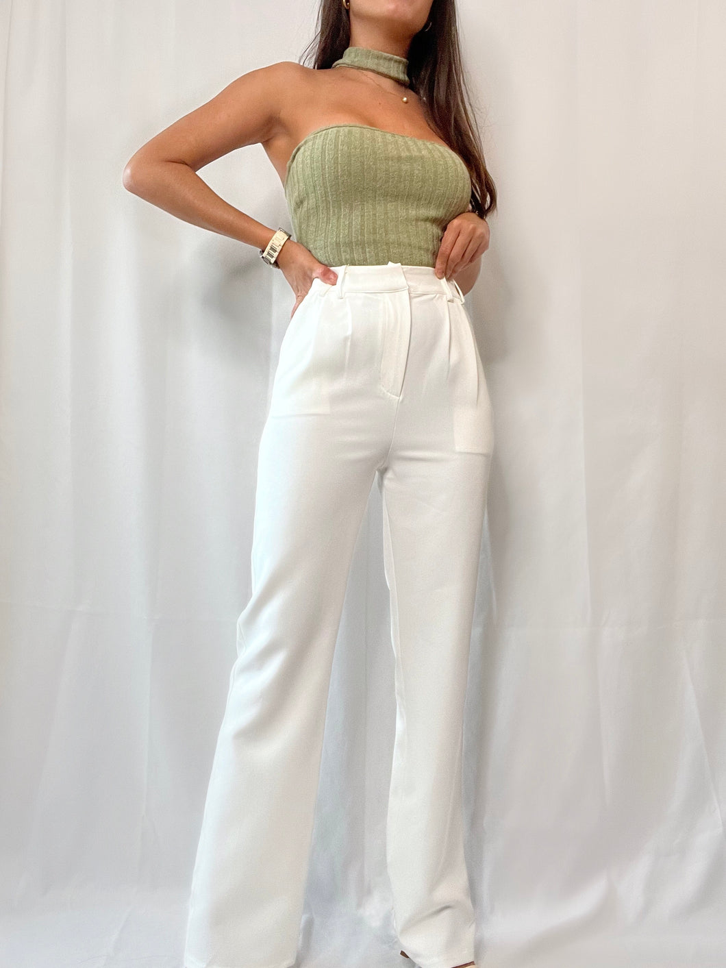 Dressy Straight Leg Pant