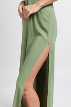 Load image into Gallery viewer, Side Slit Wide leg Jumpsuit- Olive
