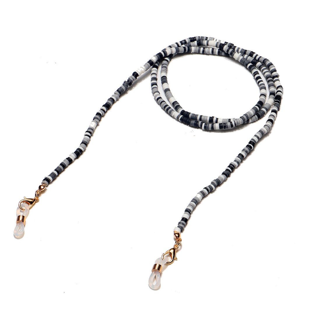 Ceramic Glasses Chain- White/Black