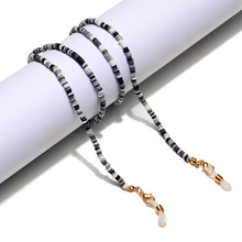 Load image into Gallery viewer, Ceramic Glasses Chain- White/Black
