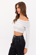 Load image into Gallery viewer, Off-shoulder Long-sleeve Top
