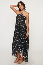 Load image into Gallery viewer, Black/Bone Maxi Tunic
