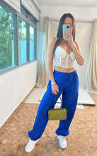 Load image into Gallery viewer, Parachute Pants- Electric Blue
