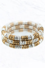 Load image into Gallery viewer, Two Tone Bracelet Stack (Set of 3)
