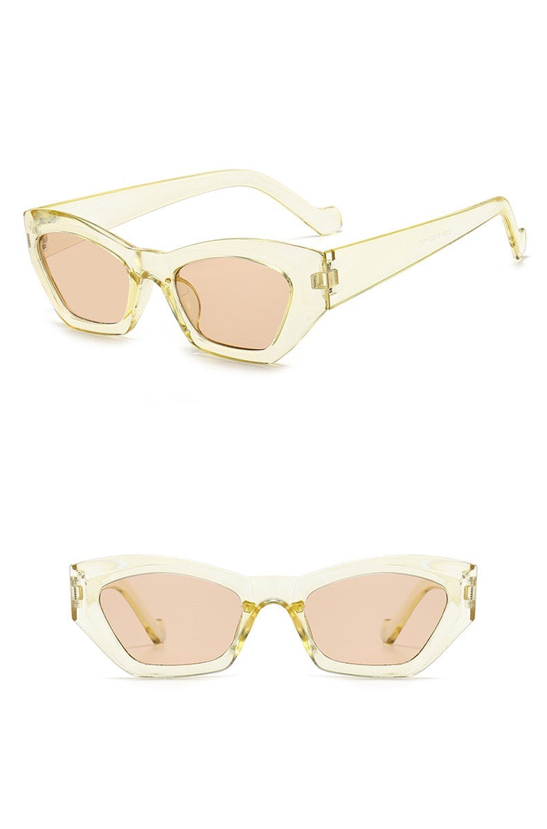 Etta Sunglasses- Light Yellow