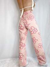 Load image into Gallery viewer, Pink Floral Wide Leg Pant
