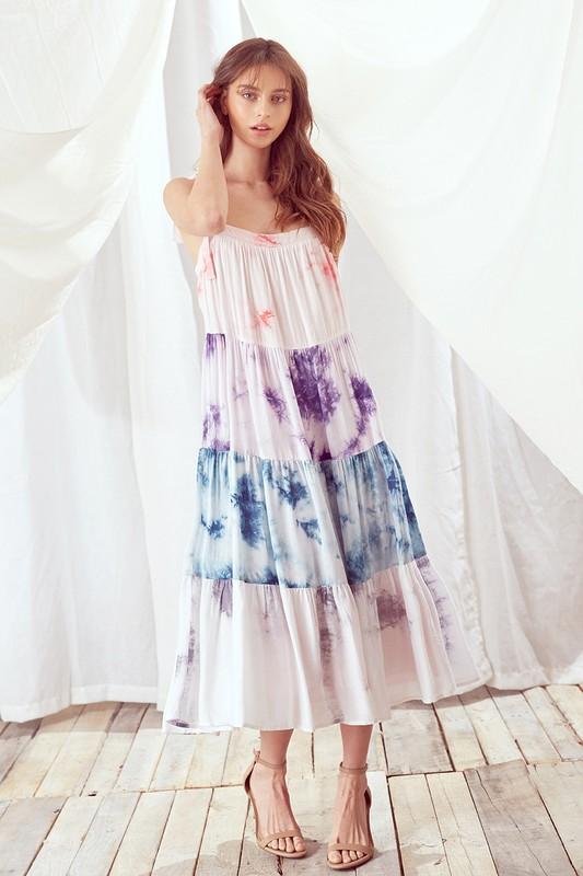 In the Clouds Midi Dress