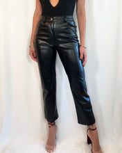 Load image into Gallery viewer, Vegan Leather Ankle Pants
