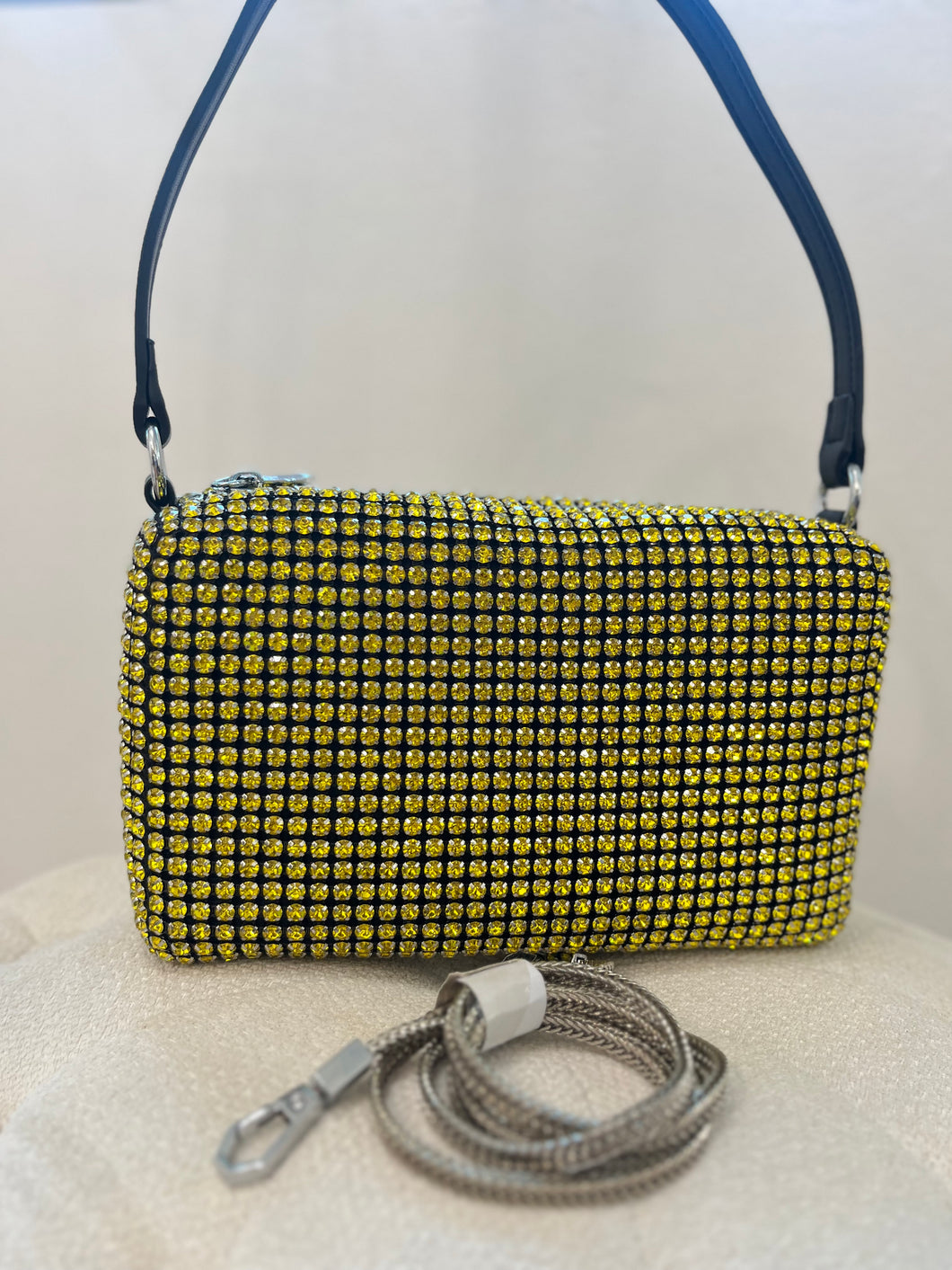 Alexa Bling Bag Yellow