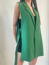 Load image into Gallery viewer, Green Blazer Vest
