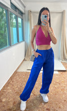 Load image into Gallery viewer, Parachute Pants- Electric Blue
