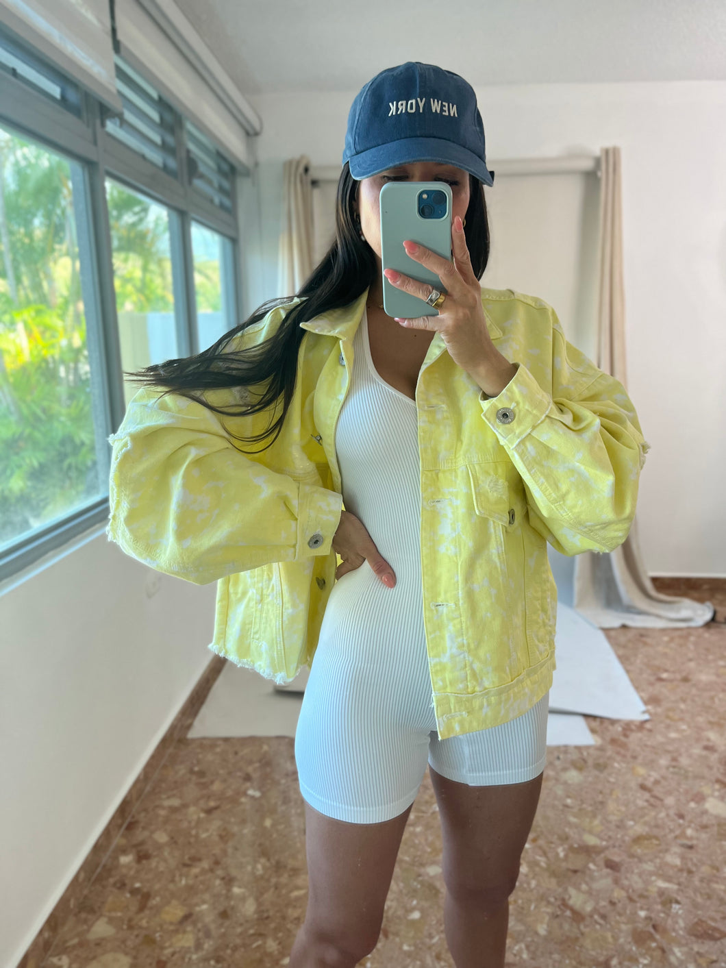 Lemon Cloud Denim Jacket