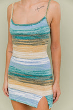 Load image into Gallery viewer, Blue-green multi dress
