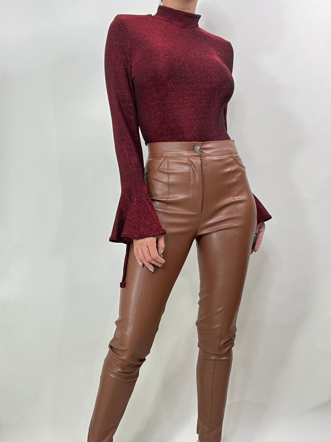 Vegan Leather Pants