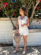 Load image into Gallery viewer, Linen Vest + Shorts Set
