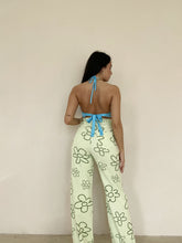 Load image into Gallery viewer, Floral Wide Leg Pant- Apple Green
