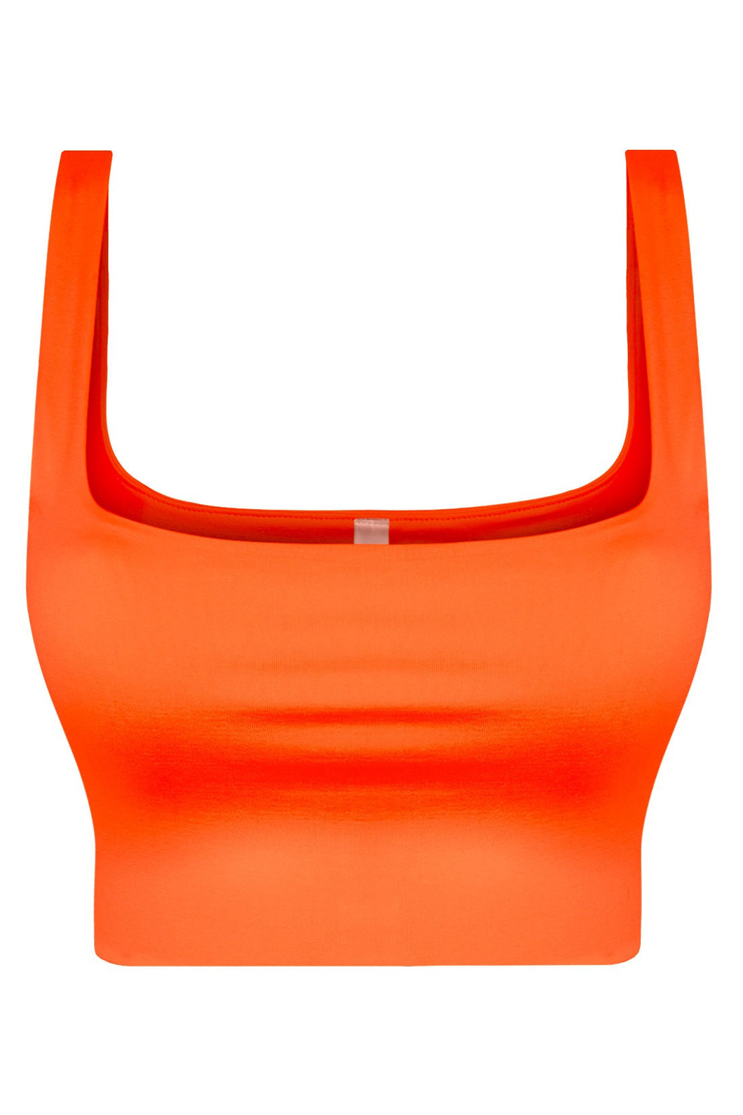 Neon Orange Crop Top