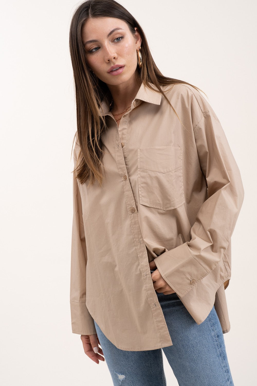 Off-Duty Button Down Shirt